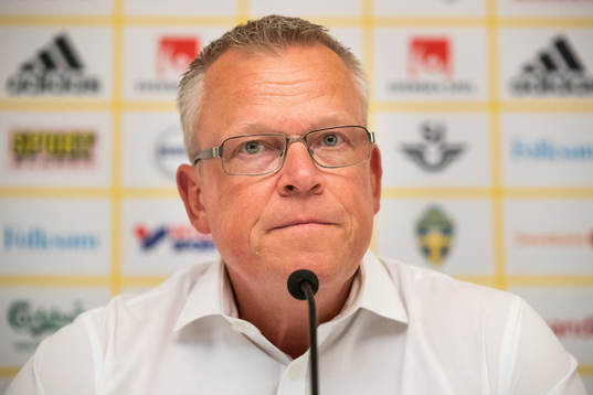 Head coach Janne Andersson of the Swedish national football