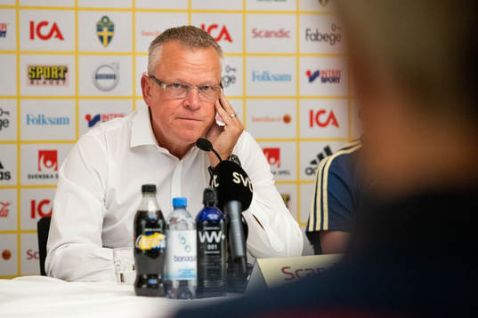 Head coach Janne Andersson of the Swedish national football