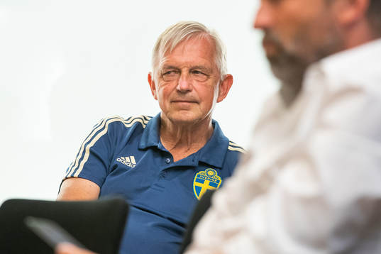 Team Manager Lars Richt of the Swedish national football
