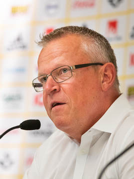 Head coach Janne Andersson of the Swedish national football