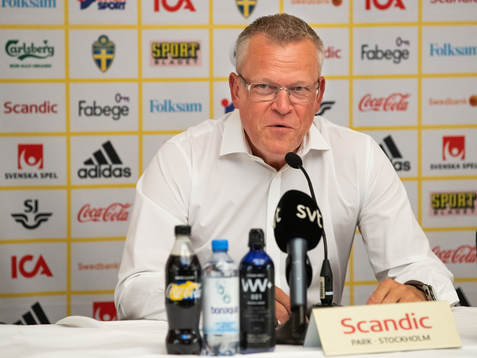 Head coach Janne Andersson of the Swedish national football