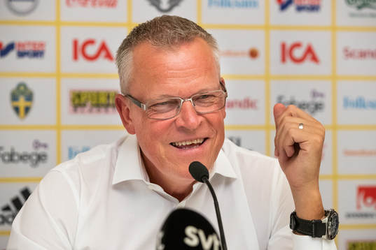 Head coach Janne Andersson of the Swedish national football