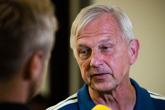 Team Manager Lars Richt of the Swedish national football
