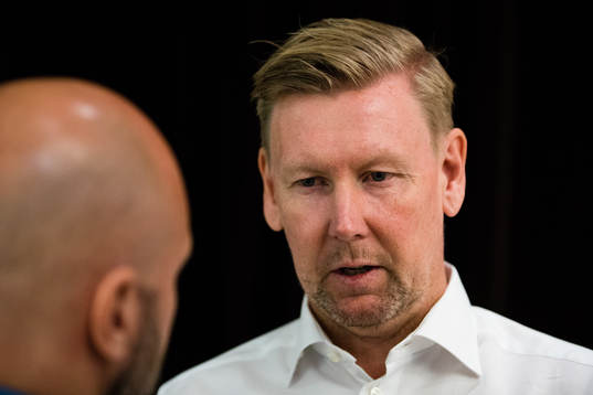 Assistant coach Peter Wettergren of the Swedish national