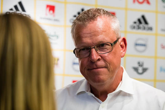 Head coach Janne Andersson of the Swedish national football