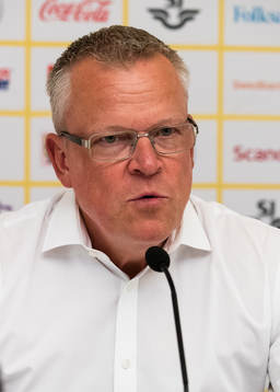 Head coach Janne Andersson of the Swedish national football