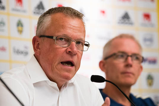Head coach Janne Andersson of the Swedish national football