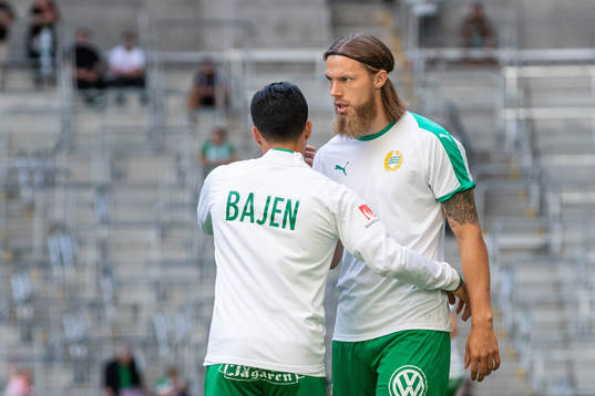 Hammarbys Jiloan Hamad och Björn Paulsen