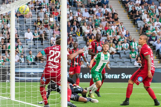 Hammarbys Mats Solheim och Östersunds Douglas Bergqvist