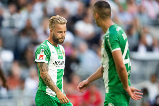 Hammarbys Sander Svendsen deppar