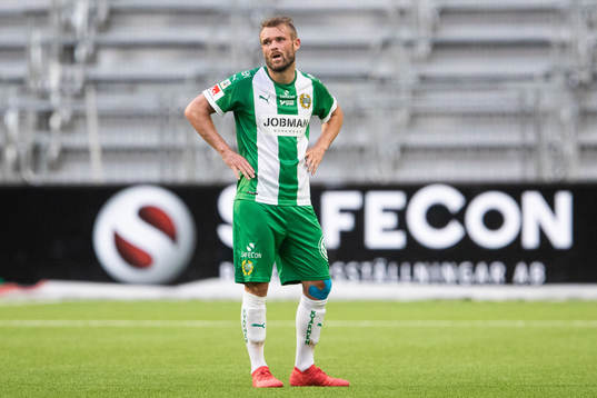 Hammarbys Mads Fenger Nielsen deppar