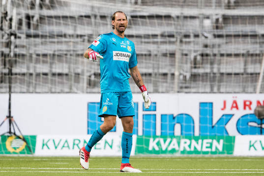 Hammarbys målvakt Johan Wiland