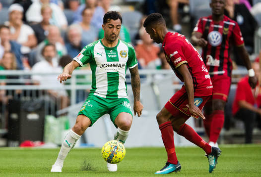Hammarbys Jiloan Hamad och Östersunds Tesfaldet Tekie