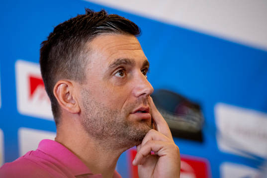 Head coach Bekim Isufi of FC Drita
