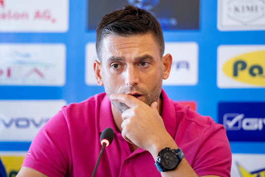 Head coach Bekim Isufi of FC Drita