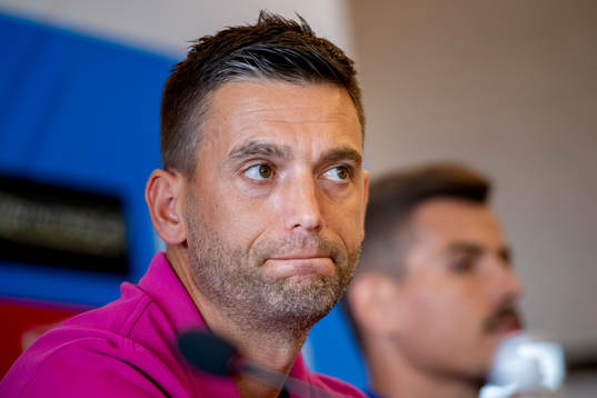 Head coach Bekim Isufi of FC Drita