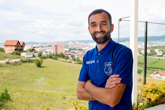 Xhevdet Shabani of FC Drita poses or a protrait