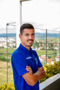 Ardian Limani of FC Drita poses for a portrait