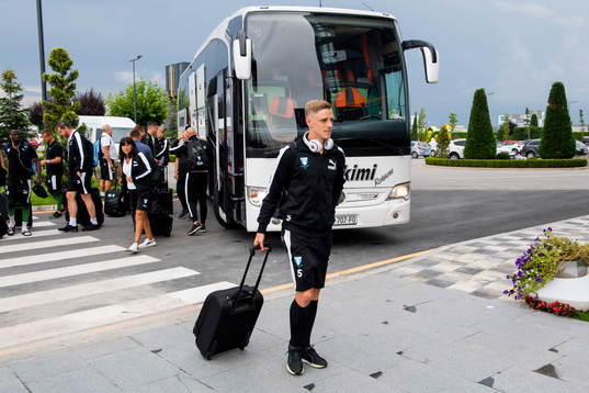 Sören Rieks of Malmö FF arrives