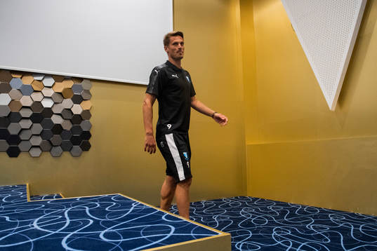 Markus Rosenberg of Malmö FF leaves a press conference