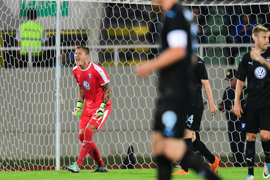 Goalkeeper Johan Dahlin of Malmö FF