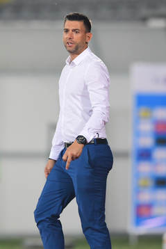 Head coach Bekim Isufi of Drita