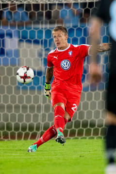 Goalkeeper Johan Dahlin of Malmö FF