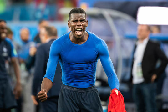 Paul Pogba of France celebrate
