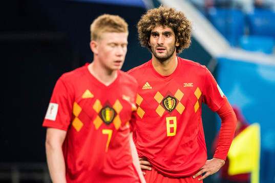 Marouane Fellaini of Belgium