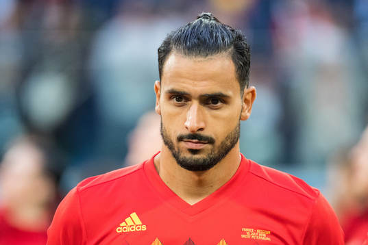 Nacer Chadli of Belgium prior the FIFA World Cup semi final