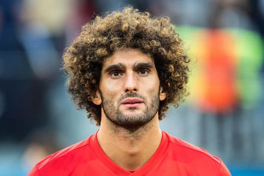 Marouane Fellaini of Belgium prior the FIFA World Cup semi