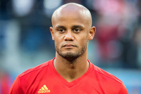 Vincent Kompany of Belgium prior the FIFA World Cup semi