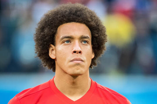 Axel Witsel of Belgium prior the FIFA World Cup semi final