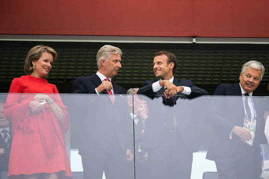 Queen Mathilde of Belgium, King Philippe of Belgium,