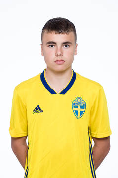 Kolja Oudenne i P17-landslaget