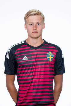 Gustav Leijon, målvakt i P17-landslaget