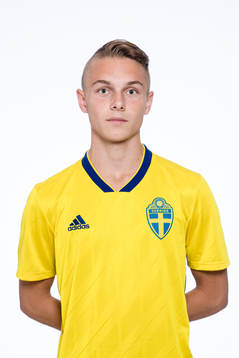 Albin Palmlöv i P17-landslaget