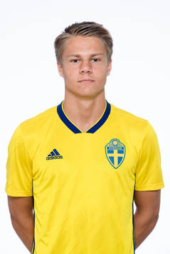 Gustav Broman  i P17-landslaget