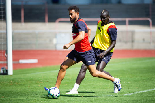 Andros Townsend och Mamadou Sakho