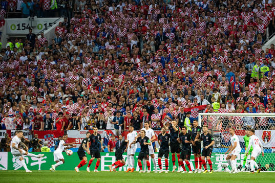 Kieran Trippier of England scores behind goalkeeper