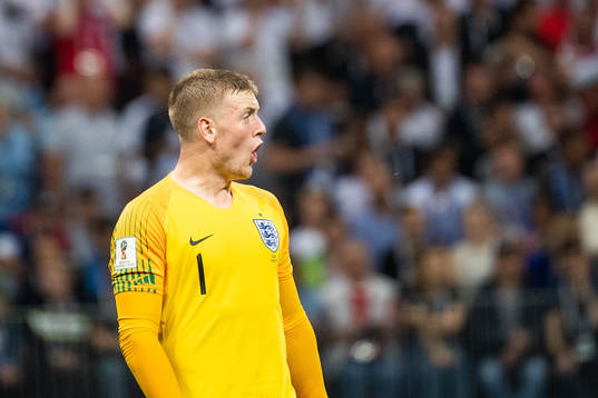 Goalkeeper Jordan Pickford of England