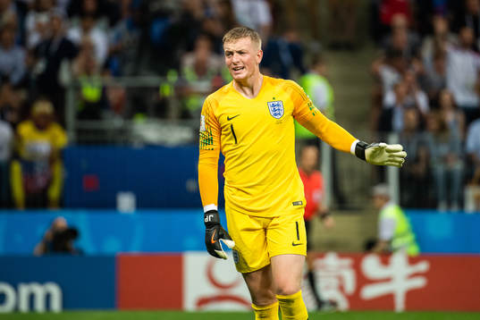 Goalkeeper Jordan Pickford of England