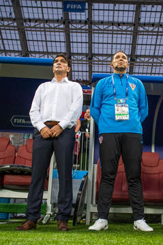 Head coach Zlatko Dalicof Croatia prior to the FIFA World