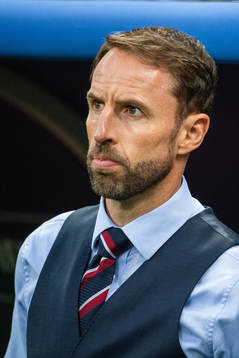 Head coach Gareth Southgate of England prior to the FIFA