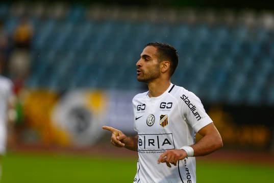 Häckens Mervan Celik celebrates