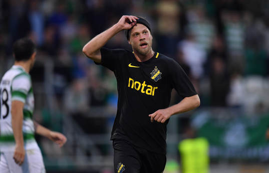 Daniel Sundgren of AIK celebrates