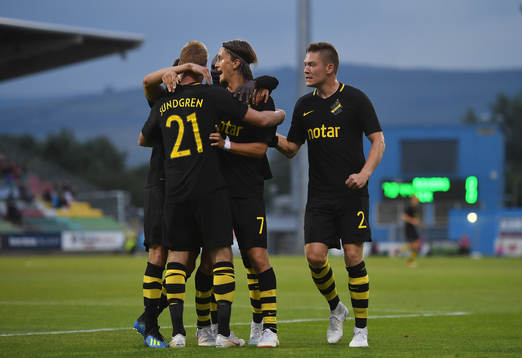 Daniel Sundgren of AIK celebrates