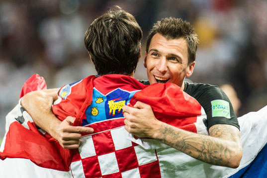 Mario Mandzukic celebrates
