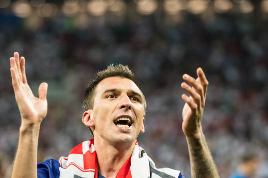 Mario Mandzukic celebrates