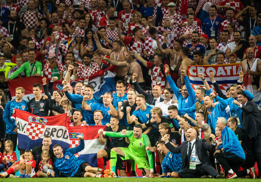 Bläddra bland fler bilder av Football, World Cup 2018, Day 28, Semi Final, Croatia - England